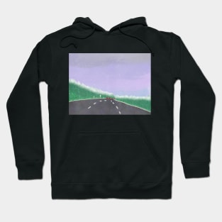 snowy road Hoodie